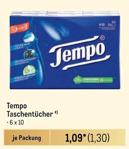 Tempo Taschentücher