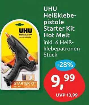 UHU Heißklebepistole Starter Kit Hot Melt