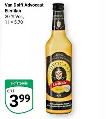 Van Dolft Advocaat Eierlikör