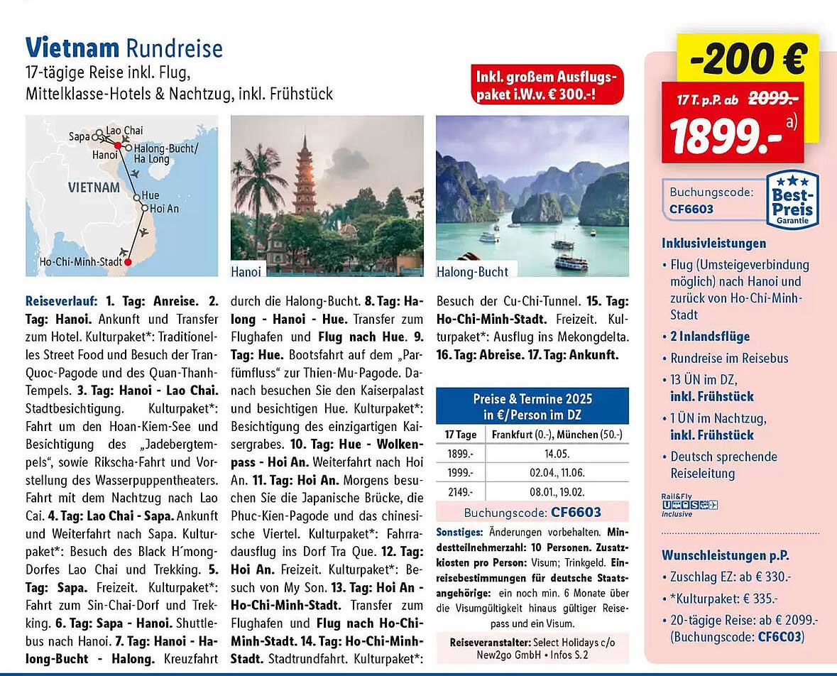 Vietnam Rundreise