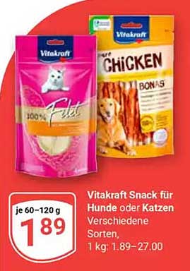 Vitakraft Snack für Hunde oder Katzen