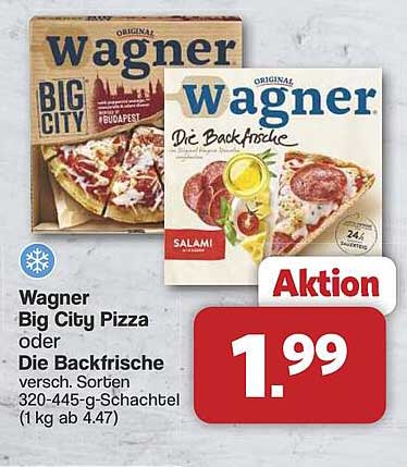 Wagner Big City Pizza oder Die Backfrische