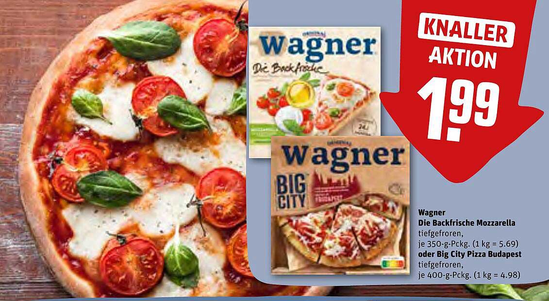 Wagner Die Backfrische Mozzarella