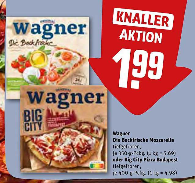 Wagner Die Backfrische Mozzarella