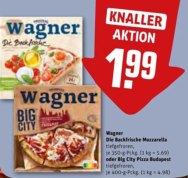 Wagner Die Backfrische Mozzarella