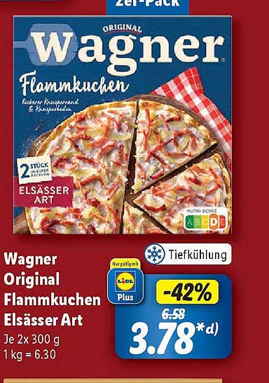 Wagner Original Flammkuchen Elsässer Art