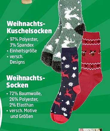 Weihnachts-Kuschelsocken  
Weihnachts-Socken  