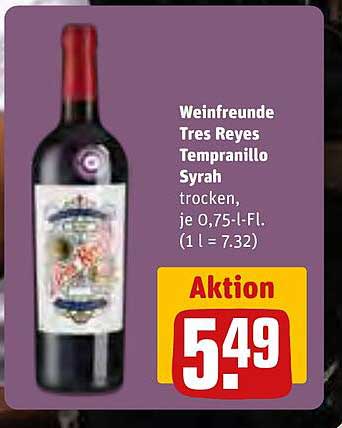 Weinfreunde Tres Reyes Tempranillo Syrah