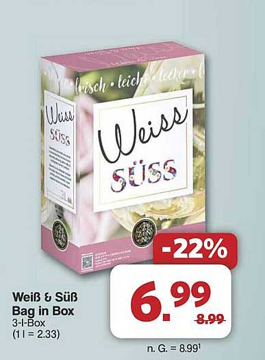 Weiß & Süß Bag in Box