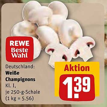 Weiße Champignons