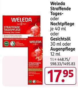 Weleda Straffende Tages- oder Nachtpflege