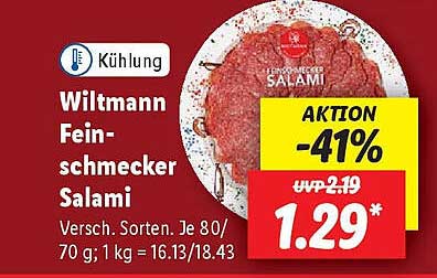 Wiltmann Feinschmecker Salami