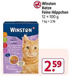 Winston Katze Feine Häppchen