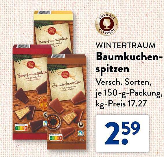 WINTERTRAUM Baumkuchen-spitzen