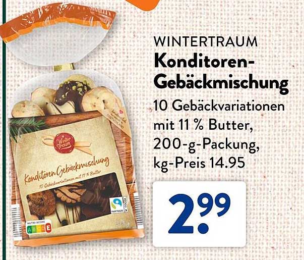 WINTERTRAUM Konditoren-Gebäckmischung