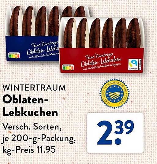 WINTERTRAUM Oblaten-Lebkuchen