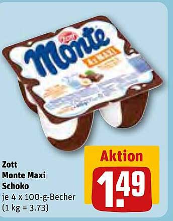 Zott Monte Maxi Schoko