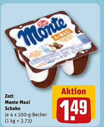 Zott Monte Maxi Schoko