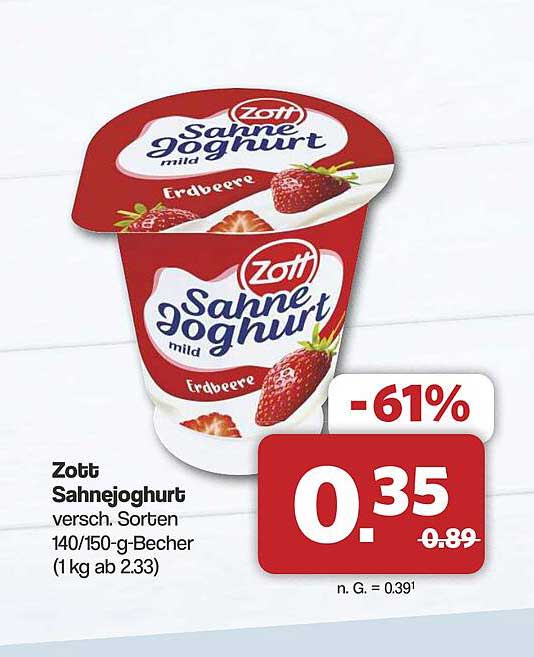 Zott Sahnejoghurt