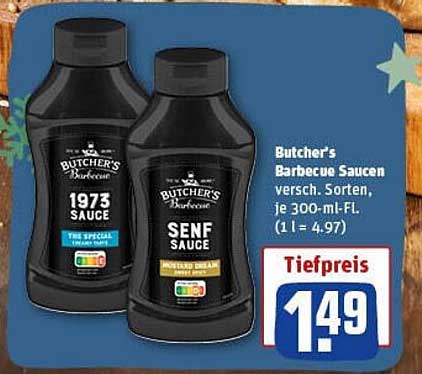 Butcher's Barbecue Saucen