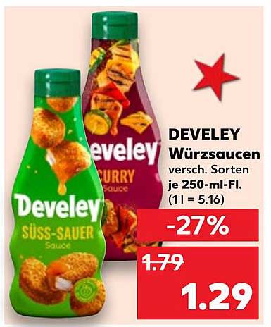 DEVELEY Würzsaucen