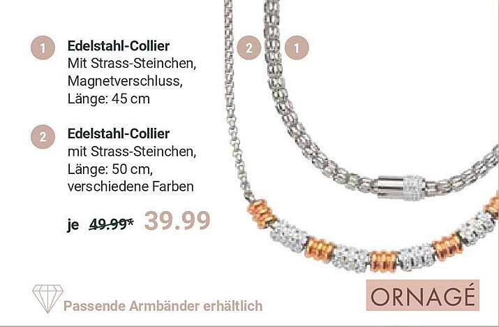 Edelstahl-Collier