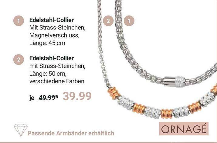 Edelstahl-Collier