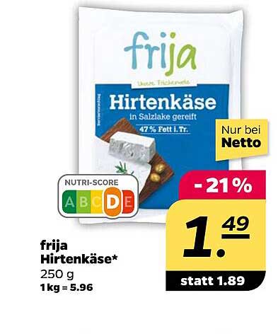 frija Hirtenkäse*