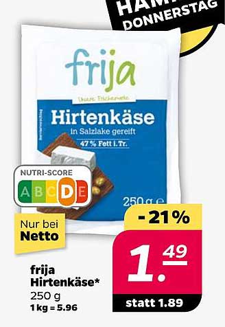 frija Hirtenkäse*