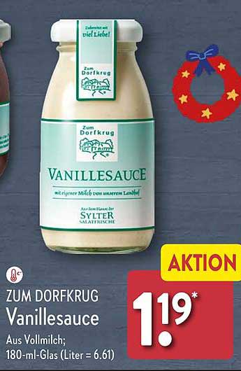 ZUM DORFKRUG Vanillesauce