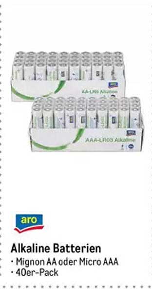 Alkaline Batterien