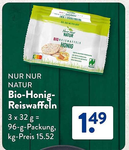 Bio-Honig-Reiswaffeln