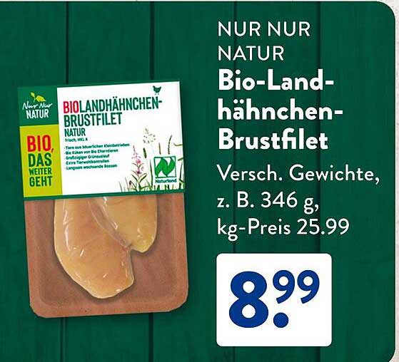 Bio-Landhähnchen-Brustfilet