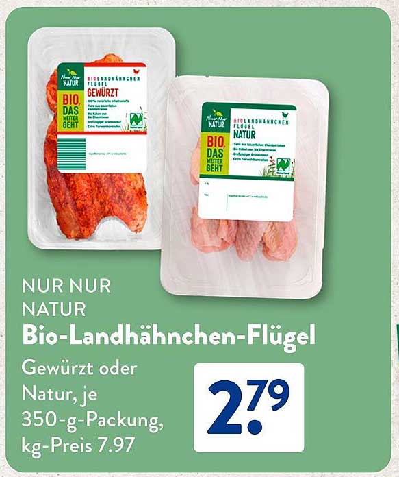 Bio-Landhähnchen-Flügel