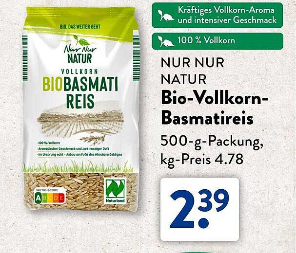 Bio-Vollkorn-Basmatreis