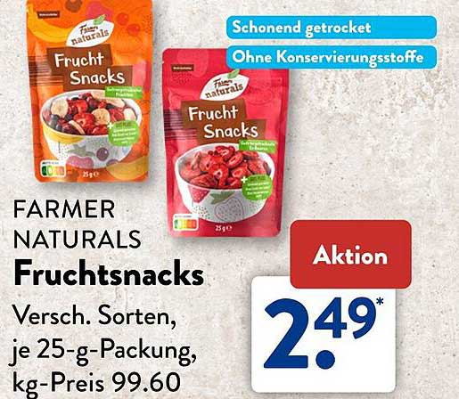 FARMER NATURALS Fruchtsnacks