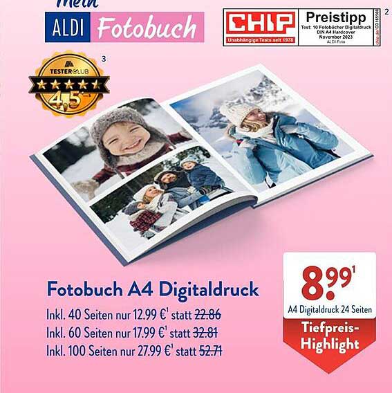 Fotobuch A4 Digitaldruck