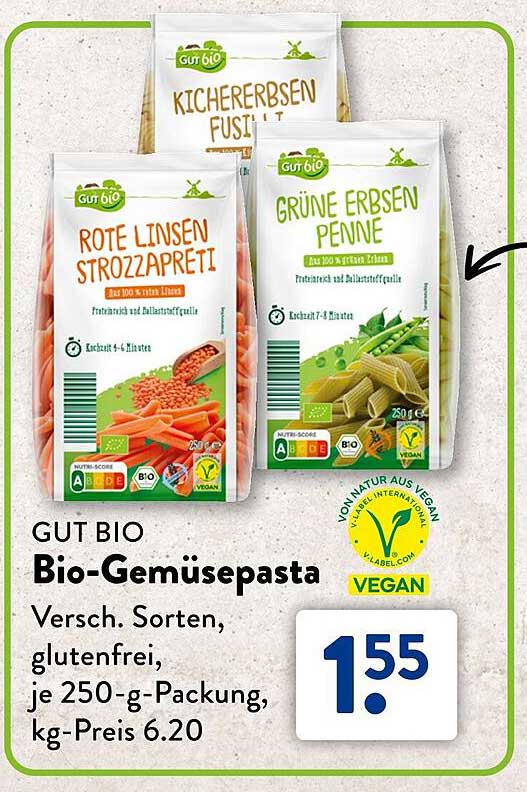 GUT BIO Bio-Gemüsepasta