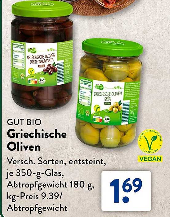 GUT BIO Griechische Oliven