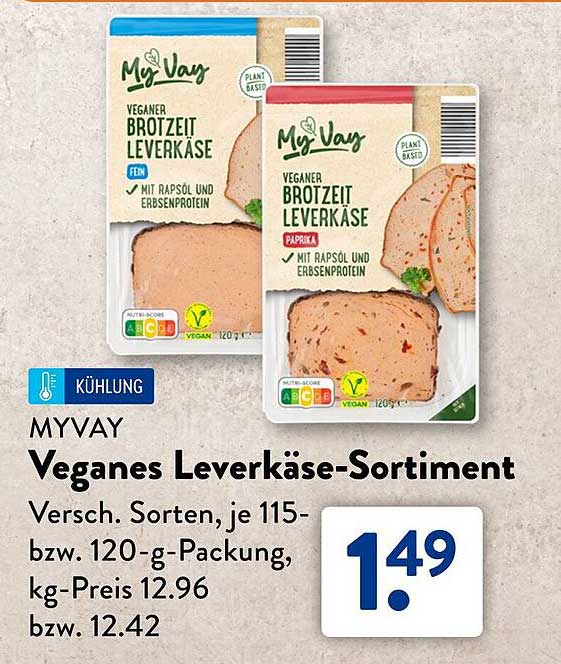 MY VAY Veganes Leberkäse-Sortiment