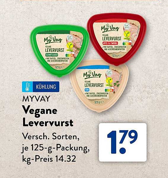 MYVAY Vegane Leberwurst