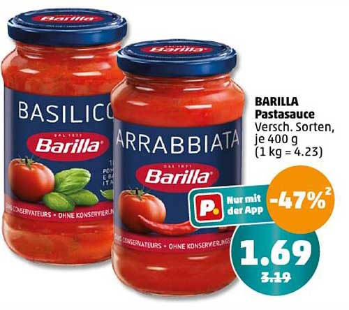 BARILLA Pastasauce