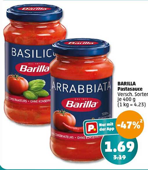 BARILLA Pastasauce