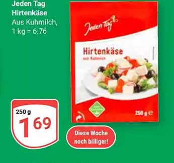 Jeden Tag Hirtenkäse