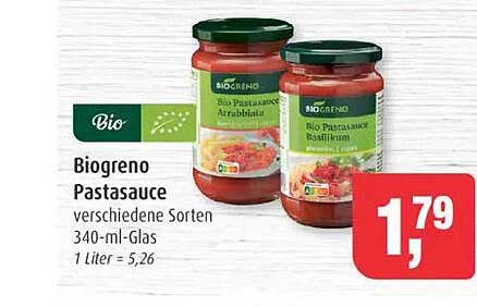 Biogreno Pastasauce