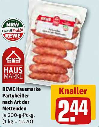 REWE Hausmarke Partybeißer nach Art der Mettenden