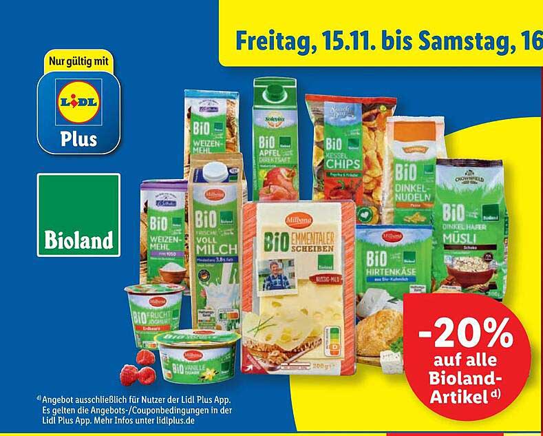 -20% auf alle Bioland-Artikel