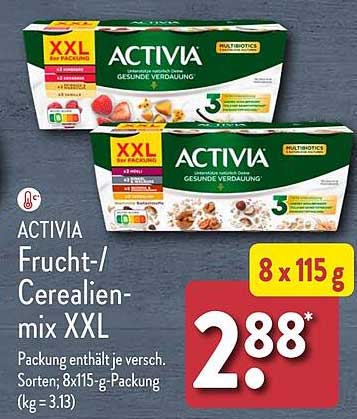 ACTIVIA Frucht-/Cerealien-mix XXL