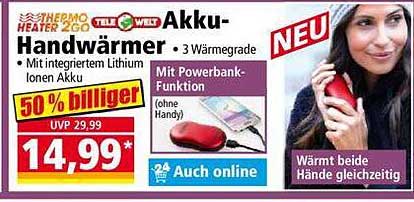 Akku-Handwärmer