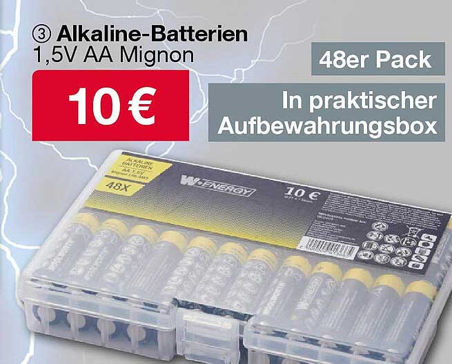 Alkaline-Batterien 1,5V AA Mignon